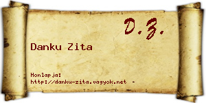 Danku Zita névjegykártya
