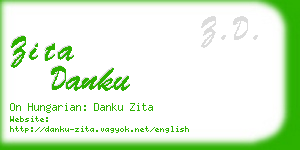 zita danku business card
